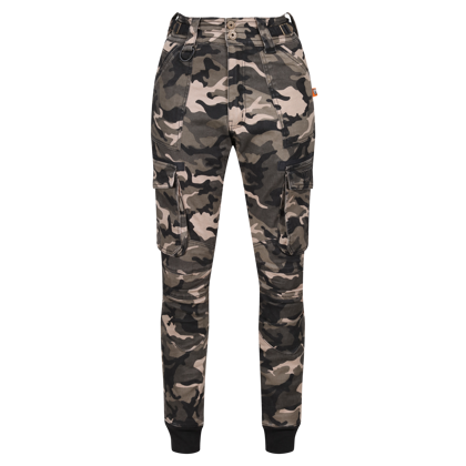 Lara Cargo Camo Trousers, Length: Regular